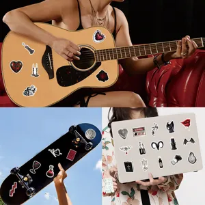 Gothische Vampir wasserdichte Aufkleber dekorative Sticker für Laptop Skateboard Gitarre 54 Stk