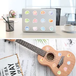 Süße Meerestiere Aufkleber für Laptop und Ukulele, wasserfeste Vinyl Sticker Packs.