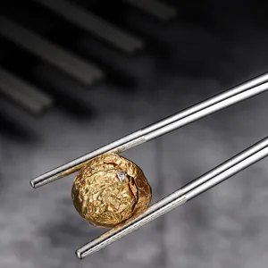 Bacchette in Acciaio Inossidabile Antiscivolo Bacchette in Metallo per Uso Cucina Casa