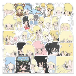 Korean Style Cartoon Girl Graffiti Stickers Set Waterproof Vinyl Decal For Luggage Laptop Phone Case Scrapbook