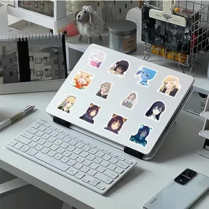 Anime dekorative Aufkleber süße Cartoon-Figur Aufkleber für Laptop Handyhülle Koffer