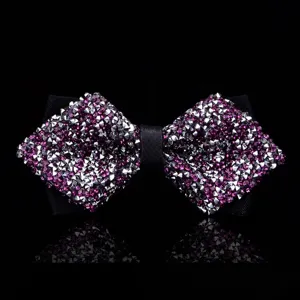 Kinder Strass Fliege Glitzerndekristall Schleife Festliche Party Performance Halsschmuck