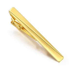 Elegante goldene Krawattenklammer für Herren, klassisches Business Anzug Accessoire.