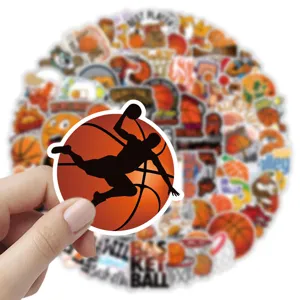 100pcs basketball cartoon stickers waterproof vinyl decals for laptop luggage skateboard guitar