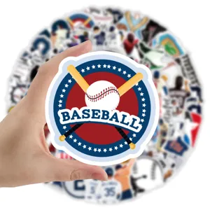 100-pack cartoon baseball graffiti stickers for car water cup luggage decoration waterproof decals