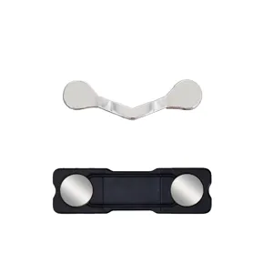 Magnetischer Brillenhalter und Broschenclip, Metall und Silikon Magnetdesign für den Alltag.