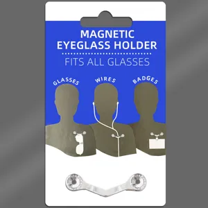 Kreativer Magnetischer Brillenhalter Edelstahl Kunststoff Magnetische Brillenklammer Brosche Für Reise Büro Aufbewahrung