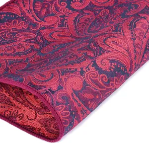 Tascchino da abito paisley classico da uomo elegante accessorio per feste e matrimoni