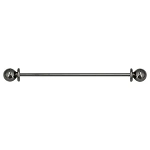 Men metal collar bar shirt pin tie clip dress shirt accessories black tone classy elegant design