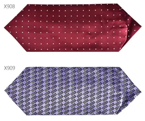 Men's silk necktie pocket square formal business suit wedding accessory ascot tie.