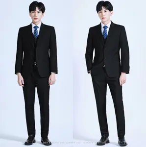 Heren slim fit suit jasje zakelijke formele professionele blazerjas Koreaanse stijl.