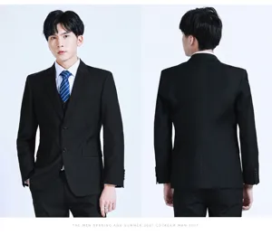 Heren Slim Fit Casual Business Pak Jasje Enkele Blazer Formele Professionele Kleding.