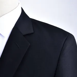 Giacca da uomo nera slim fit blazer elegante da lavoro per primavera ed autunno