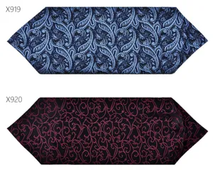 Men's Retro Paisley Polyester Neck Scarf Classic British Style Fashion Cravat Detail