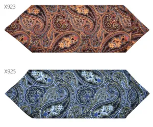 Men's retro paisley pattern neckerchief polyester British style neck scarf vintage neckwear