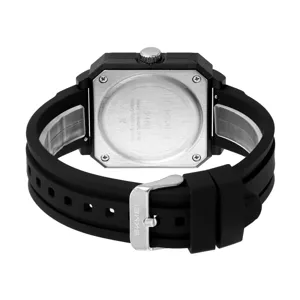 Orologio sportivo digitale quadrato impermeabile da uomo con cinturino in silicone