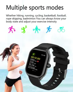 GT4 smartwatch with black strap, Bluetooth call, heart rate monitor and multiple sports modes.