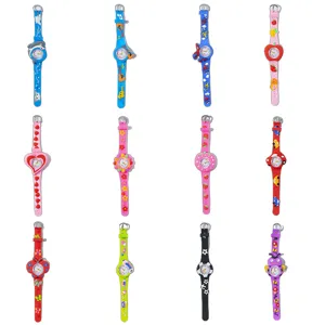 Simpatici orologi colorati per bambini con cinturino in silicone, perfetti regali.