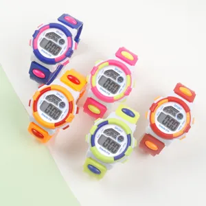 Multifunctional Children's Digital Sports Watch For Boys Girls Luminous Waterproof Electronic Watch For Student Gift