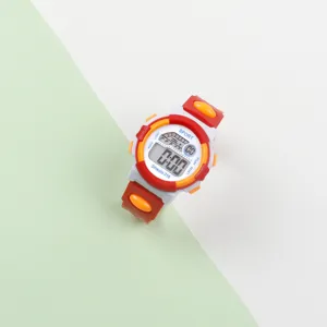 Multifunctional kids digital sports watch with luminous display and waterproof design.
