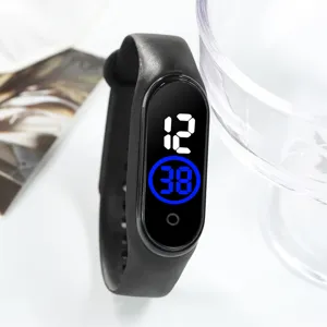 Orologio Elettronico Digitale a LED Minimalista M4 Touch Screen Luminoso Impermeabile Orologio Sportivo per Studenti Unisex