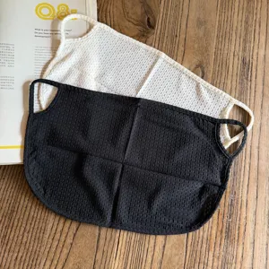 Masque facial de protection solaire en soie glacee respirant pour cyclismo exterieur.