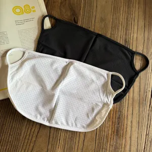 Masque facial de protection solaire en soie glacée respirant cyclisme extérieur été anti UV
