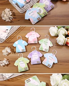 Detail view of aromatic scented sachets for wardrobe and car, ensuring long-lasting fresh air.