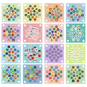 Children memory training board game early educational puzzle toy matching card set for kids