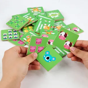 Holz Kinder Rechenspiel Karten Lernspielzeug fur fruhe mathematische Bildung