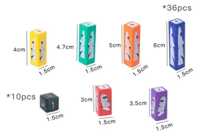 Wooden children 3D Sudoku puzzle game blocks set with numbers and Moai statues educational toy.