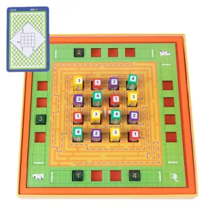 Wooden children maze 3D sudoku board game early educational logical thinking puzzle toy