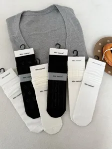 Hilo nayean ultra-thin sheer slouch socks for women, breathable Korean style lace socks.
