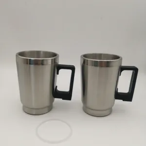 Stainless steel car headlight repair atomizing cup heating cup set with sealing ring.