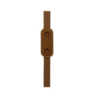 Leren Pennenhouder Elastische Band Enkele Penhoes Notitieboekje Pennenzak Kantoor School Kantoorbenodigdheden Organizer Etui