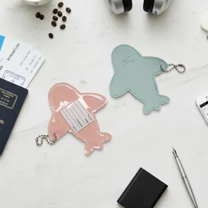 Creatieve Vliegtuigvorm PVC Bagagelabel Reistas Identificatie Business ID Kaarthouder Koffer Accessoire voor Reizen