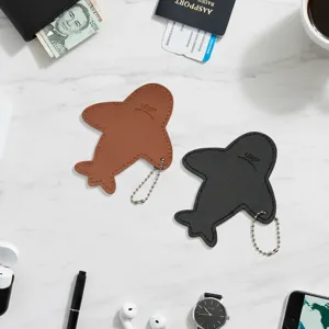 Lederen Vliegtuig Bagagelabel Reistas ID Houder Koffer Charm Reis Accessoire Mooi