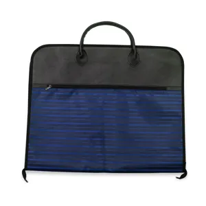 Waterproof Striped Oxford Cloth Suit Garment Bag Business Dust Cover Protector