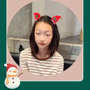 Pinces à cheveux de Noël pour enfants mignonnes pinces bois de cerf accessoires fille