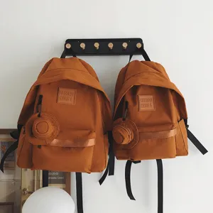 Lässiger Canvas-Rucksack mit großer Kapazität Schultasche für Pendeln und Reisen
