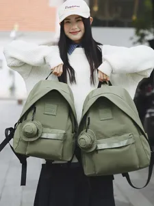 Mode Leichter Nylon Rucksack Große Kapazität Schultasche für Herren Damen Lässig Reisen Laptop Rucksack Streetwear Stil