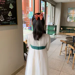 Pince à cheveux nœud style coréen pour filles, accessoire mignon enfant mode bambin chic