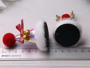 Weihnachts Mini Mütze Haarklammer Zubehör DIY festliche Dekoration kleine Weihnachtshut Requisite