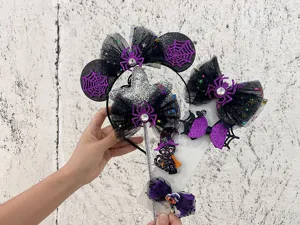 Halloween Haarreif Spinne Schleife Haarklammer Party Kostüm Kinder Haarschmuck Set