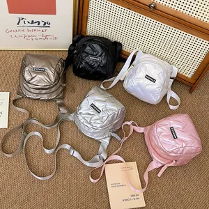 Gepolsterte Nylon Umhängetasche Puffer Crossbody Bag lässige Damen Handtasche modisch
