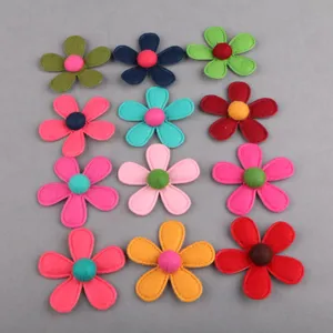 DIY filz fünfblättrige blume bastelzubehör für kinder haarschmuck kleidung dekoration.