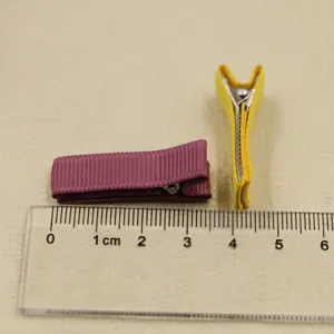 Handgemachte stoffummantelte haarspangen diy haarschmuck süße seitenclips haarnadeln 2er-set.