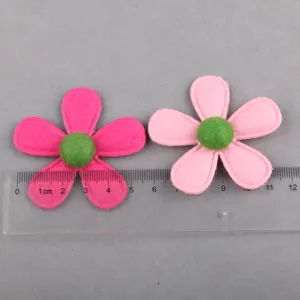 DIY handgemachte fünfblättrige Filzblumen Accessoires für Kinder Haarklammern und Deko
