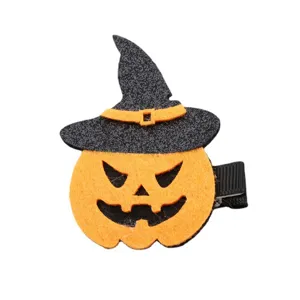 Halloween Kürbis Haarklammer Kinder Hexenhut süße Haarschmuck für Mädchen Party Neu