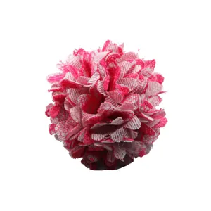 Rosa und weiße Spitze Stoffblume Zubehör für DIY Haarspangen, Schuhe und Socken Dekoration.